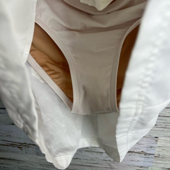 Lands' End Women's White Swim Skirt size 8 - Picture 6 of 9